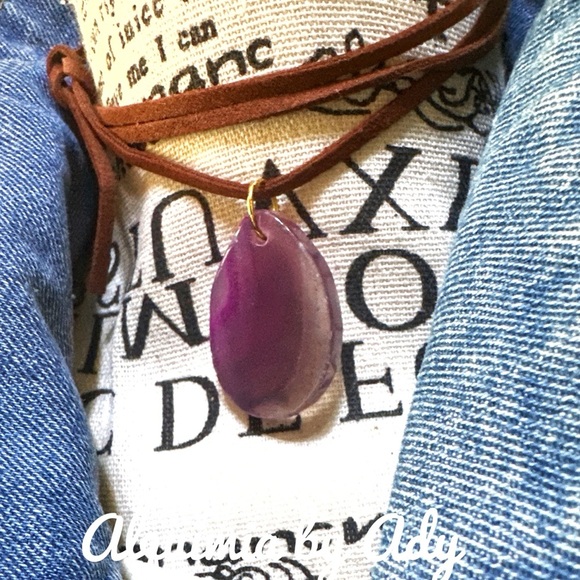 Alquimia agate huge Pendant Necklace - Picture 1 of 1